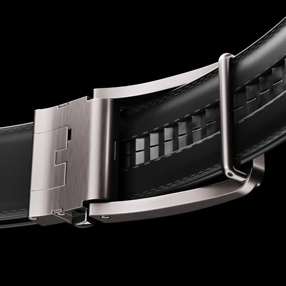 Men's Adjustable Belt | Buckley Belt | Black - Picture 3 of 5